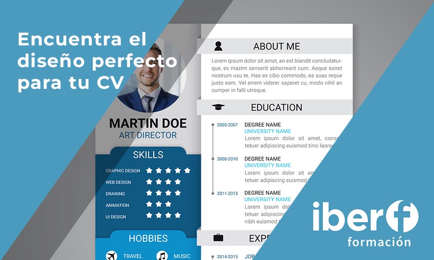 Encuentra el diseño perfecto para tu CV