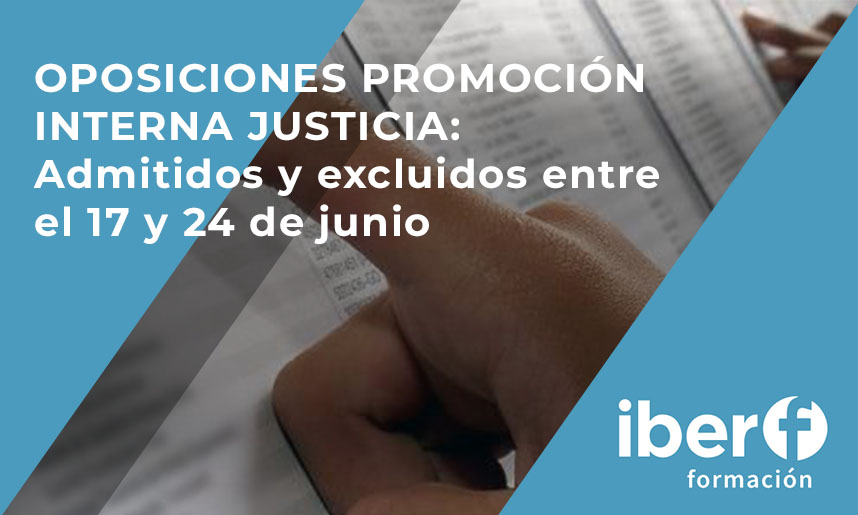 Admitidos promoción interna justicia