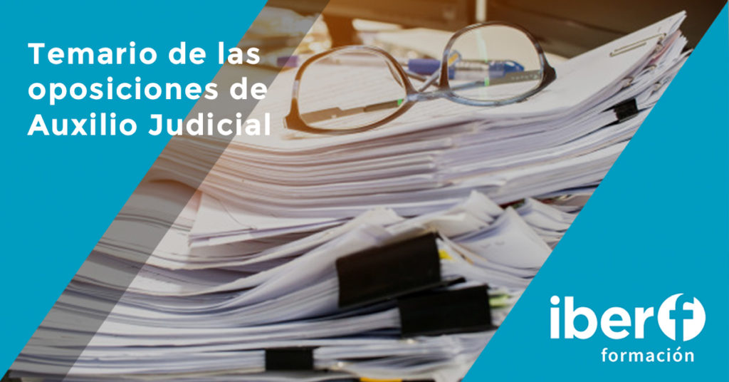 Temario oposiciones Auxilio judicial