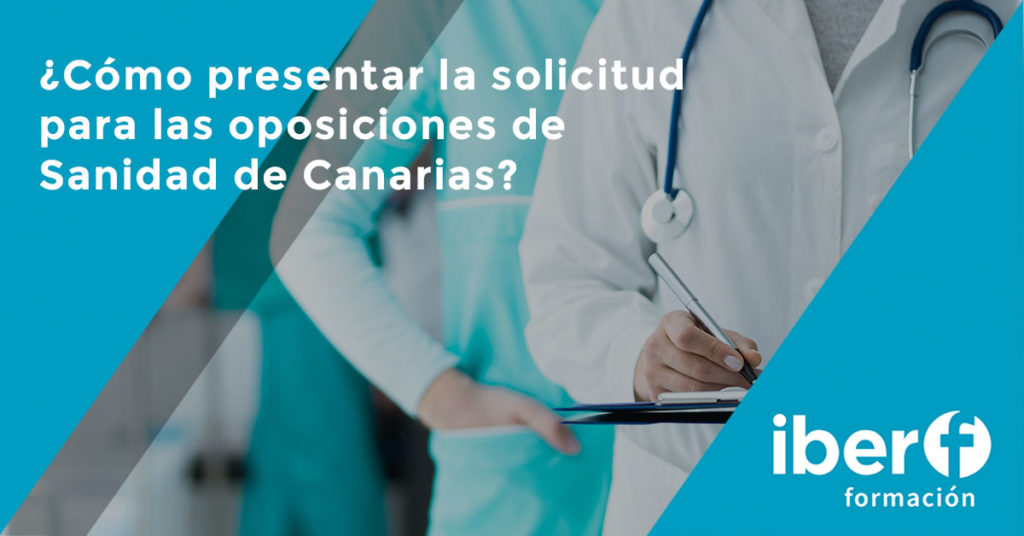 Solicitud de participación en las oposiciones de Sanidad de Canarias