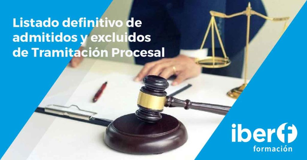 Listas definitivas de Tramitación Procesal